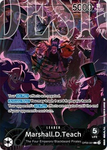 Marshall.D.Teach (English Version 2nd Anniversary Set OP09-081-AS