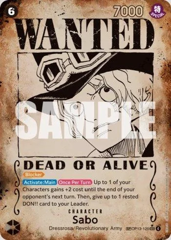 Sabo (Wanted Poster OP13-120-WP