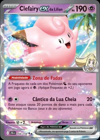 Clefairy ex da Lílian 056/159