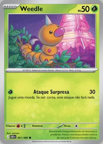Weedle 001/086