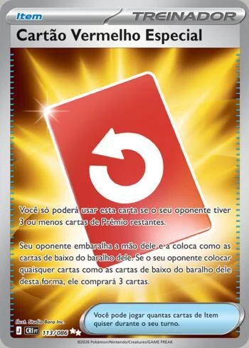 Cartão Vermelho Especial 113/086