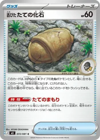 Antique Armor Fossil 072/081