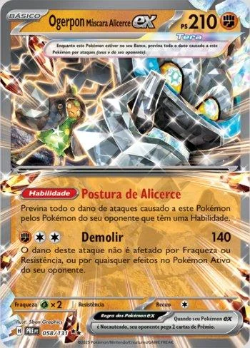 Ogerpon Máscara Alicerce ex 058/131