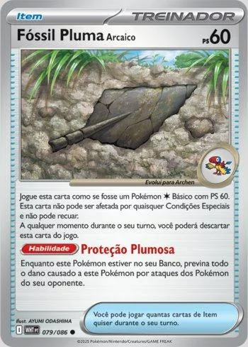 Fóssil Pluma Arcaico 079/086