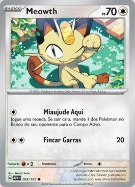 Meowth 052/165