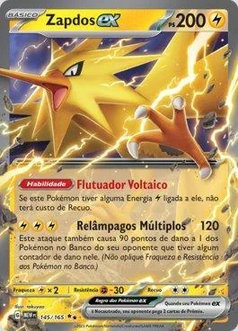Zapdos ex 145/165
