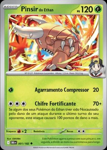 Pinsir do Ethan 001/182
