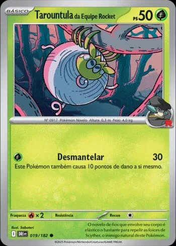 Tarountula da Equipe Rocket 019/182