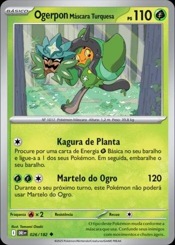 Ogerpon Máscara Turquesa 026/182