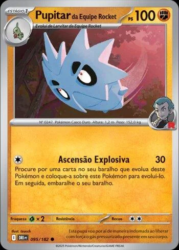Pupitar da Equipe Rocket 095/182