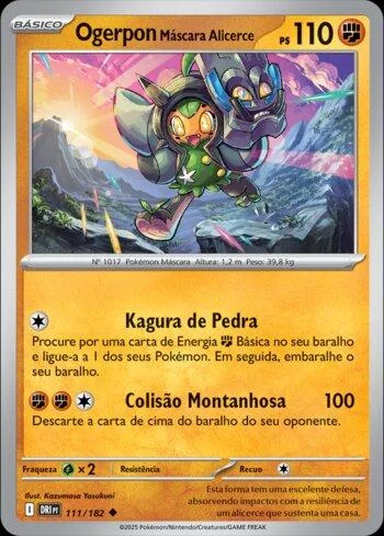 Ogerpon Máscara Alicerce 111/182