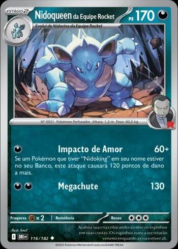 Nidoqueen da Equipe Rocket 116/182