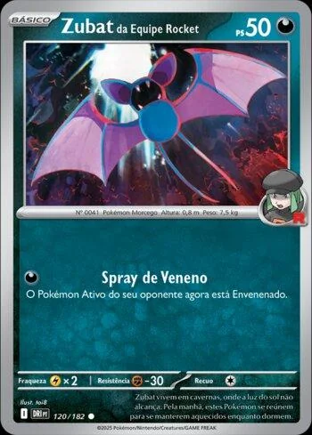 Zubat da Equipe Rocket 120/182