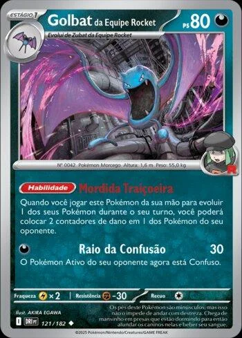 Golbat da Equipe Rocket 121/182