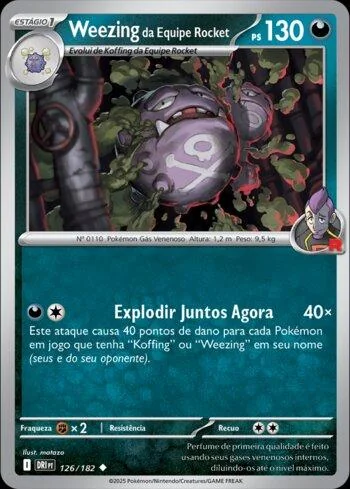 Weezing da Equipe Rocket 126/182