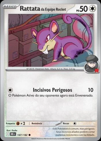 Rattata da Equipe Rocket 147/182
