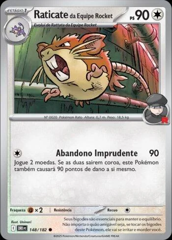 Raticate da Equipe Rocket 148/182