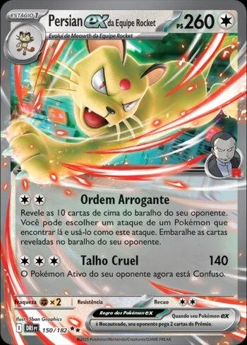 Persian ex da Equipe Rocket 150/182