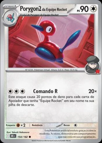 Porygon2 da Equipe Rocket 154/182