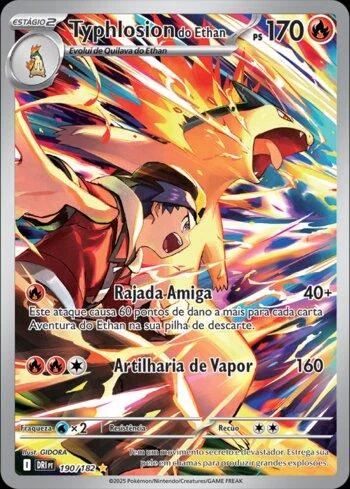Typhlosion do Ethan 190/182
