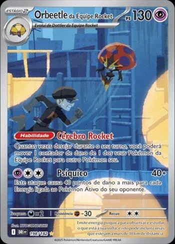 Orbeetle da Equipe Rocket 198/182