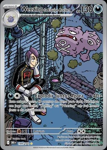Weezing da Equipe Rocket 199/182
