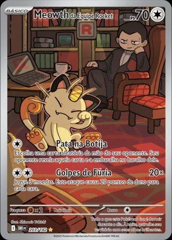 Meowth da Equipe Rocket 203/182