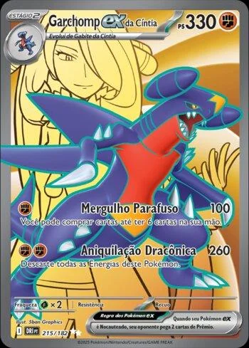 Garchomp ex da Cíntia 215/182