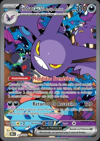 Crobat ex da Equipe Rocket 234/182