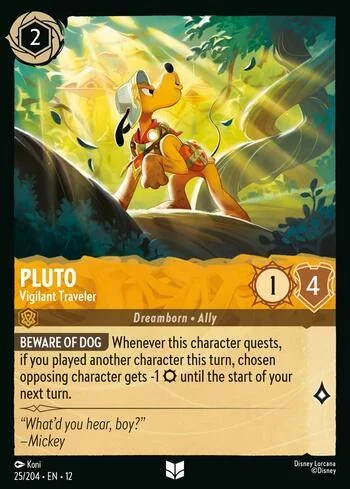Pluto - Vigilant Traveler 25
