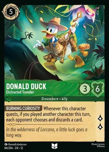 Donald Duck - Distracted Traveler 84
