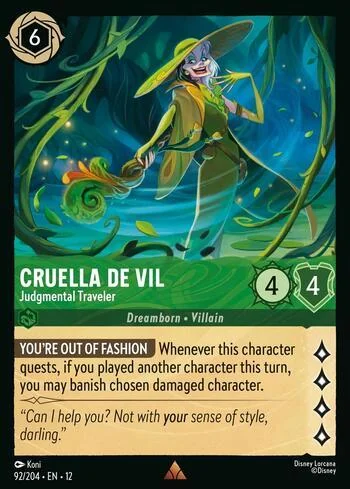Cruella De Vil - Judgmental Traveler 92