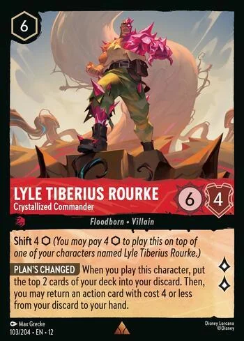 Lyle Tiberius Rourke - Crystallized Commander 103