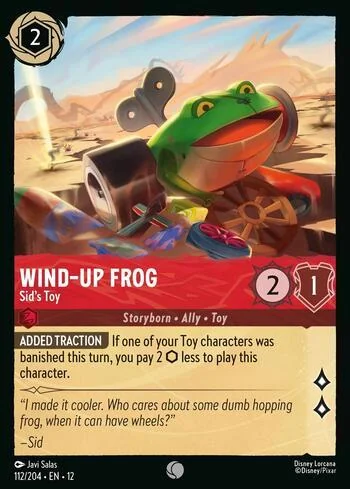 Wind-Up Frog - Sid's Toy 112