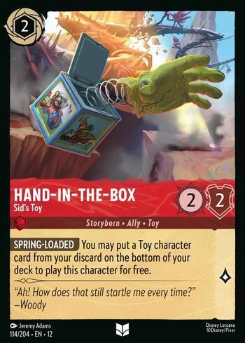 Hand-in-the-Box - Sid's Toy 114