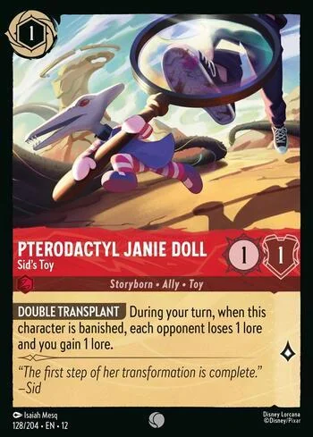 Pterodactyl Janie Doll - Sid's Toy 128