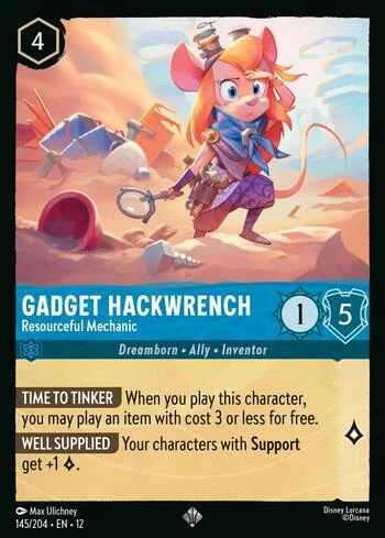 Gadget Hackwrench - Resourceful Mechanic 145