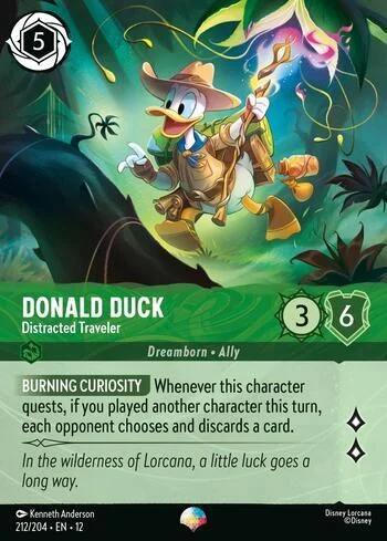 Donald Duck - Distracted Traveler (Epic) 212