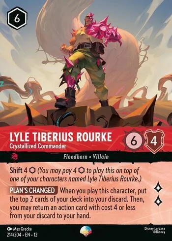 Lyle Tiberius Rourke - Crystallized Commander (Epic) 214