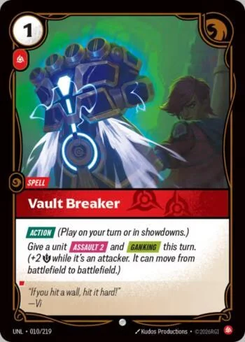 Vault Breaker 10 de Riftbound Unleashed