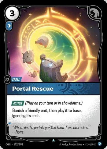 Portal Rescue 102 de Origins