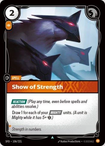 Show of Strength 106 de Spiritforged
