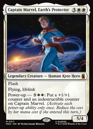 Captain Marvel, Earth's Protector de Marvel Super Heroes