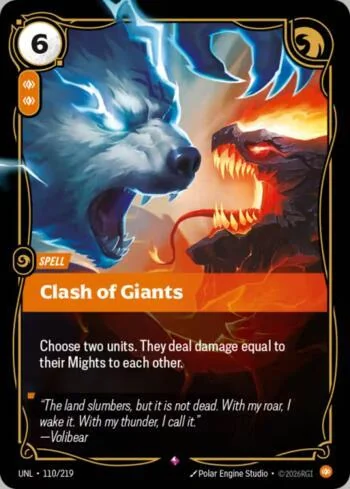 Clash of Giants 110 de Riftbound Unleashed