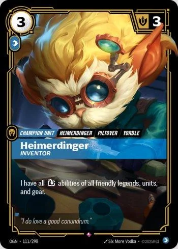 Heimerdinger, Inventor 111 de Origins