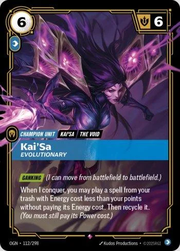 Kai'Sa, Evolutionary 112 de Origins