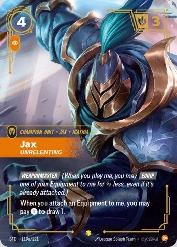 Jax, Unrelenting 119A de Spiritforged