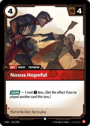 Noxus Hopeful 12 de Origins