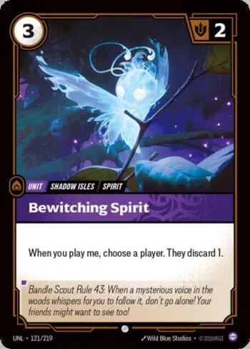 Bewitching Spirit 121 de Riftbound Unleashed