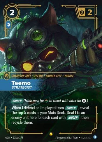 Teemo, Strategist 121A de Origins
